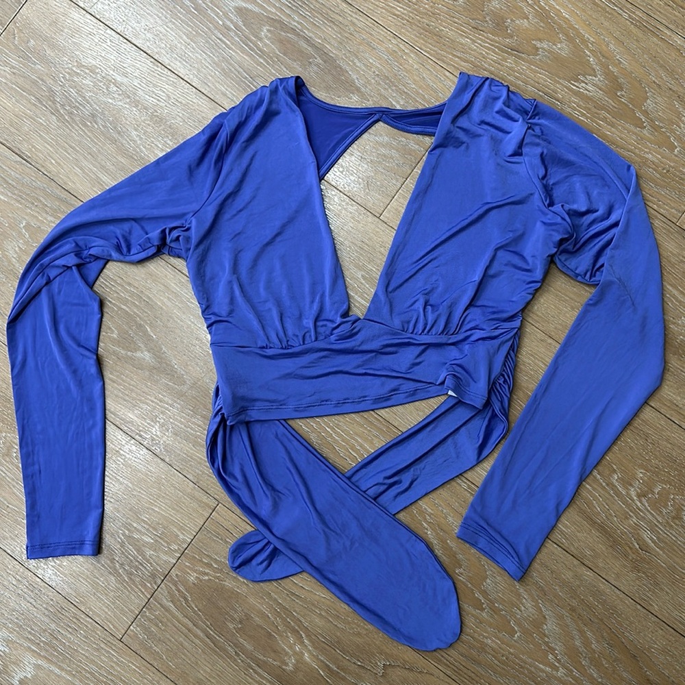 Urban Outfitters crop wrap top.